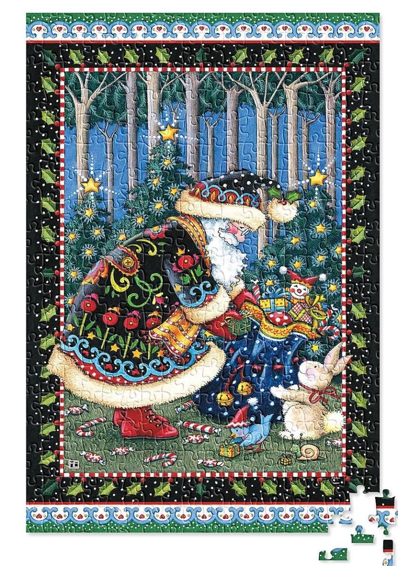 圣诞节益智拼图玩具包邮新年减压