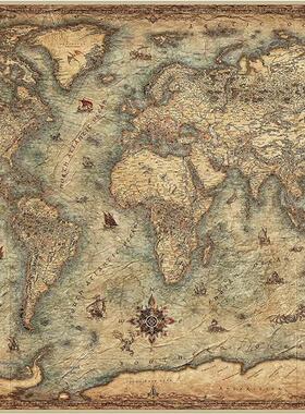 新款包邮西班牙EDUCA进口成人益智拼图玩具19567古世界地图3000片