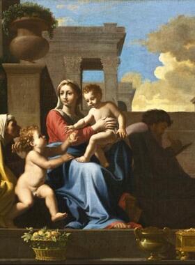 现货包邮 法国Grafika进口名画拼图01698 台阶上的神圣家庭1000片