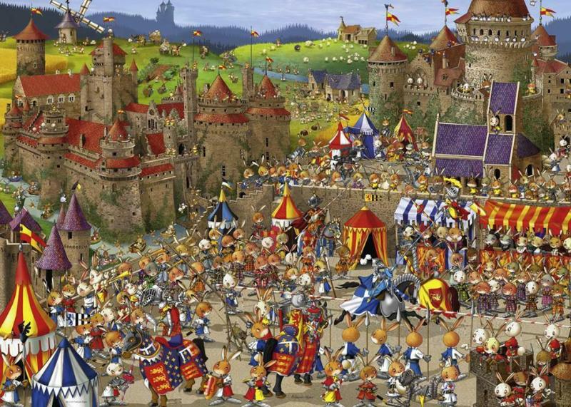 heye德国进口益智兔子拼图玩具