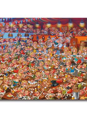 新款 奥地利Piatnik进口益智卡通拼图5533巴伐利亚啤酒节1000片