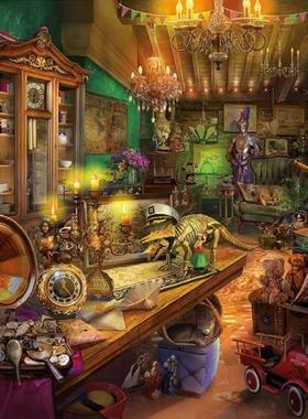 现货包邮 西班牙Educa进口成人益智拼图减压玩具18480古董店500片