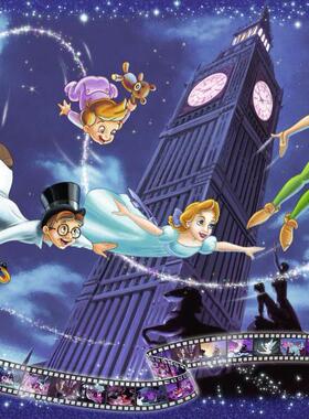 睿思 ravensburger德国进口迪斯尼拼图19743 小飞侠彼得潘1000片