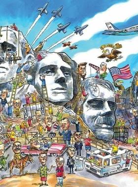 现货包邮 加拿大Cobble Hill进口成人益智拼图53503 总统山1000片