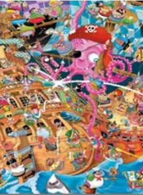 现货包邮 奥地利Piatnik进口成人益智拼图5568粉红海盗1000片减压
