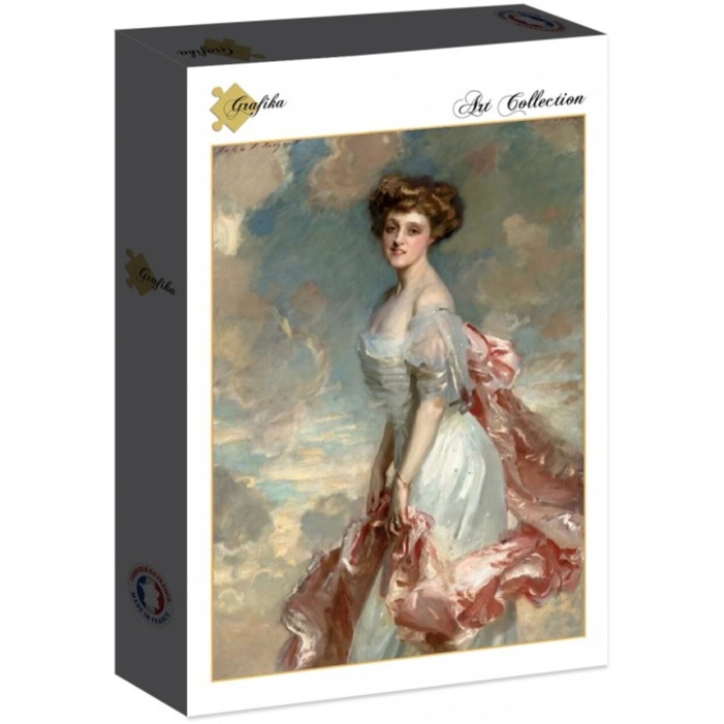 正品包邮法国Grafika进口益智名画拼图30576汤森小姐2000片萨金特