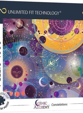 正品包邮trefl欧洲进口成人益智科普拼图10753太空星座1000片减压