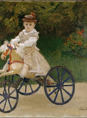 包邮法国Grafika进口益智拼图00888骑玩具马车的儿子1500片莫奈