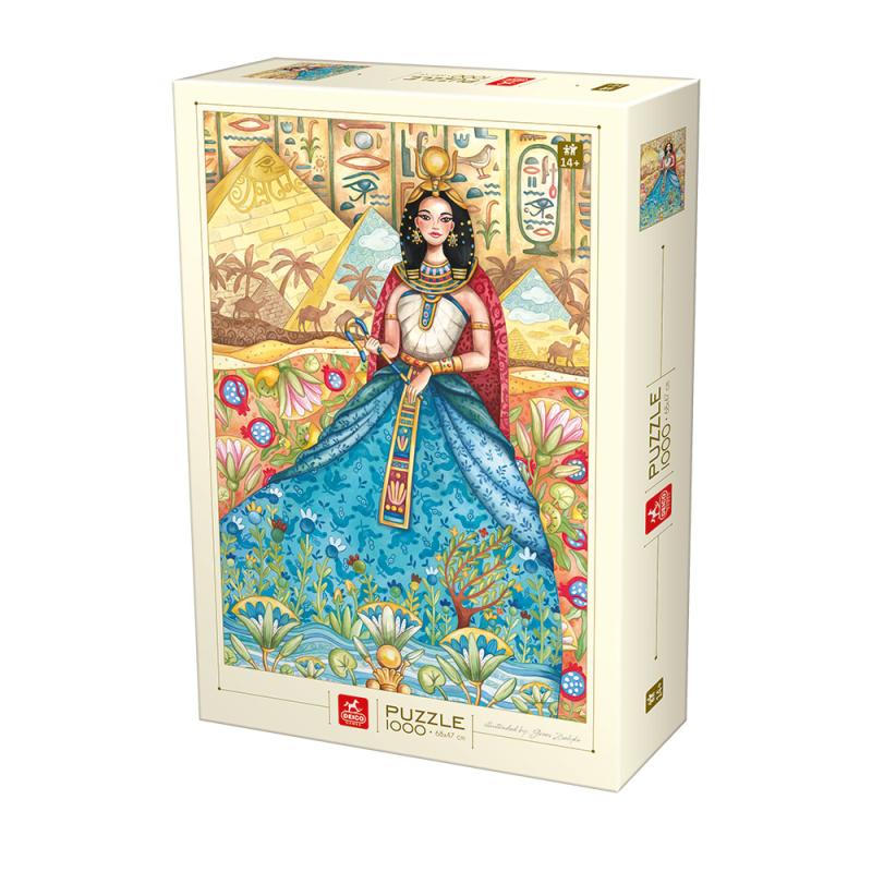 新款包邮 D-Toys罗马尼亚进口成人益智拼图76762埃及艳后1000片