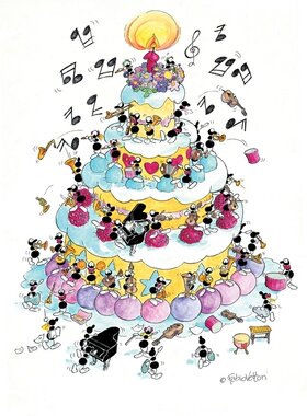 正品包邮 小蚂蚁Akena意大利进口益智动漫拼图FV830-10蛋糕540片