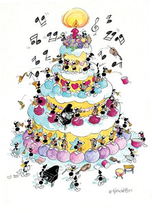 10蛋糕540片 小蚂蚁Akena意大利进口益智动漫拼图FV830 正品 包邮