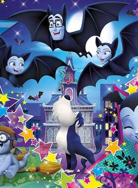 新款 Clementoni意大利进口益智拼图20156万圣节 蝙蝠吸血鬼104片