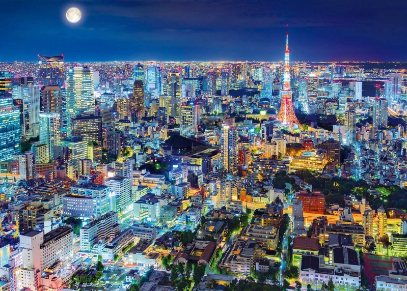 日本夜景迷你益智拼图现货包邮