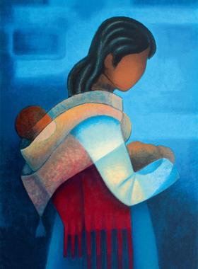 正品现货 法国Bluebird蓝鸟进口成人益智名画拼图60143母子1000片