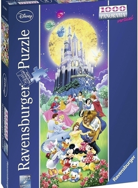 现货 德国ravensburger睿思进口益智拼图15056 迪斯尼城堡1000片