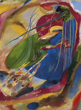 现货法国Grafika进口益智名画拼图02255三个点图片1000片康定斯基