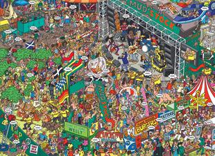 新款Eurographics加拿大进口成人益智拼图5459 摇滚音乐节500大片