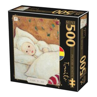 新款包邮D-Toys罗马尼亚进口成人益智名画拼图 白色宝贝天使500片