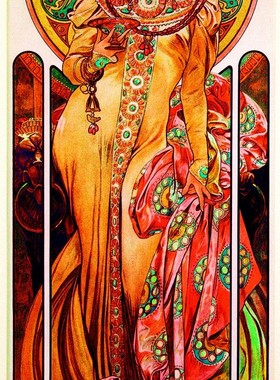 包邮 法国Bluebird蓝鸟进口名画拼图60094克里曼特女王1000片穆夏