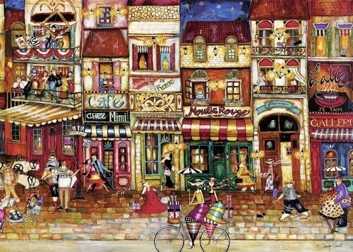 睿思ravensburger巴黎益智拼图