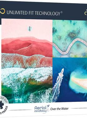 正品包邮 trefl欧洲进口益智拼图37459航拍水上风景500片任意贴合