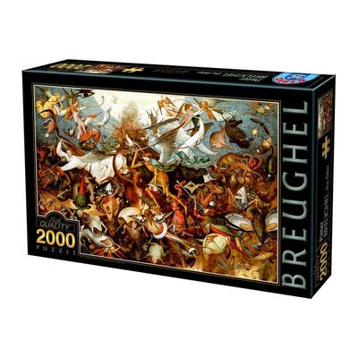 D-Toys罗马尼亚进口益智名画拼图72900BR02叛逆天使的堕落2000片