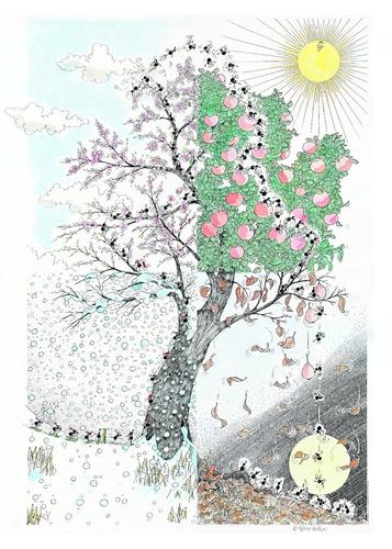 进口益智拼图小蚂蚁纸质动漫减压