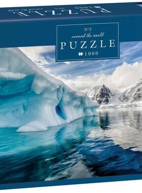 新款包邮 Interdruk波兰进口益智风景拼图1000片环游世界之冰川