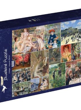 包邮 法国Bluebird蓝鸟进口益智名画拼图60155雷诺阿作品集6000片