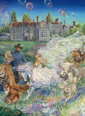 新款包邮 法国Grafika进口成人益智拼图32423梦幻婚礼1000片华尔