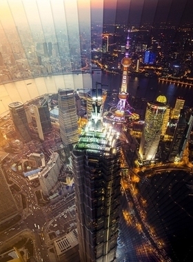 现货施密特Schmidt德国成人益智拼图58239 上海日与夜2000片 礼物