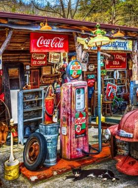 新款包邮 法国Bluebird蓝鸟进口成人益智拼图70209乡间小店1000片