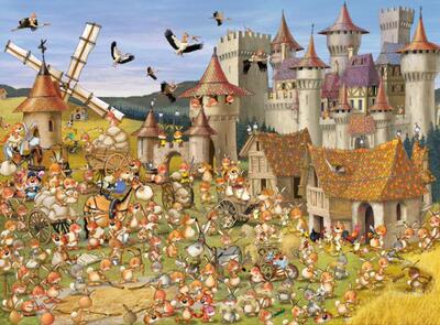 卡通动漫益智拼图法国进口正品