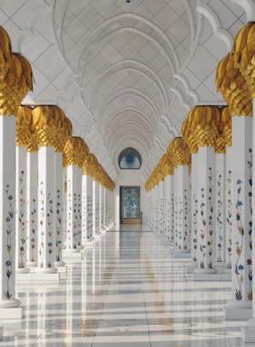 现货法国Grafika进口拼图01598阿布扎比谢赫扎耶德大清真寺1000片