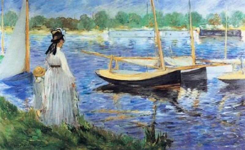 包邮D-Toys罗马尼亚进口拼图MA05阿尔让特伊的塞纳河岸1000片马奈