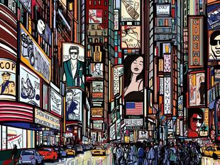 新款 睿思Ravensburger德国进口益智拼图17088纽约时代广场1000片