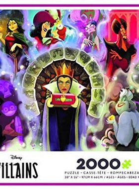 【迪士尼】美国Ceaco进口益智动漫拼图减压反派角色合集2000片