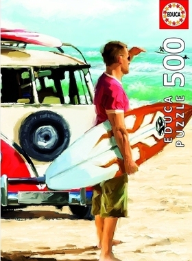 现货包邮 西班牙EDUCA进口成人益智拼图玩具500片冲浪者17084装饰