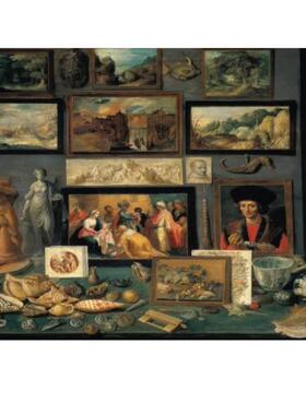 正品 意大利Ricordi进口益智名画拼图 巴洛克画家的好奇柜1000片