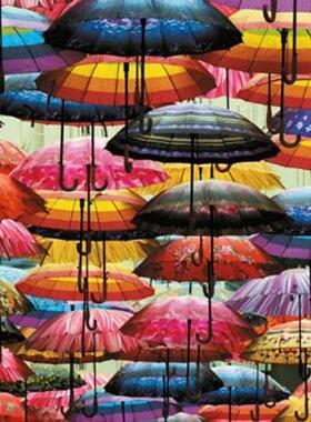 现货包邮 奥地利Piatnik进口成人益智拼图减压5487靓丽雨伞1000片