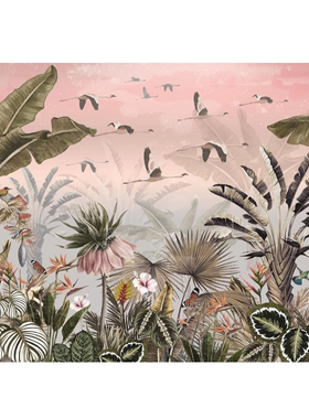 新款包邮Interdruk波兰进口益智拼图1000片秘密花园系列 雨林鹤影