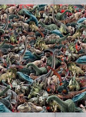 现货包邮 Clementoni意大利进口益智拼图39470侏罗纪的恐龙1000片