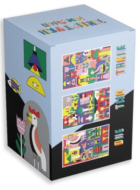 现货包邮 云莓Cloudberries英国进口益智拼图33048三联画3*500片