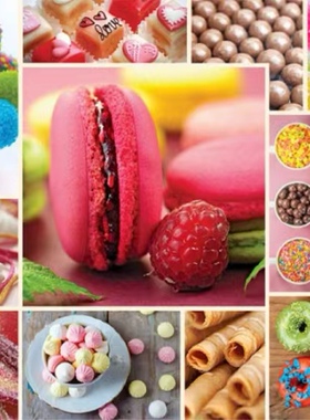 现货包邮 波兰 trefl欧洲进口成人益智拼图10357彩虹糖果1000片