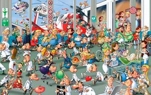 现货包邮 奥地利Piatnik进口益智拼图5372 紧急救护 急诊室1000片