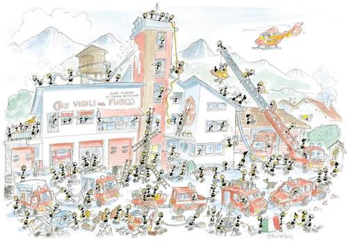 意大利进口消防队益智拼图现货