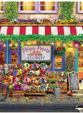 新款 欧版异形 Eurographics加拿大进口益智拼图 欧洲花店1000片