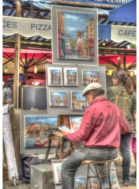 现货 法国Grafika进口成人益智拼图T-00845巴黎街头艺术家1000片