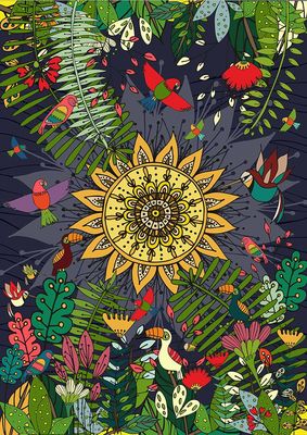 罗马尼亚进口热带雨林益智拼图