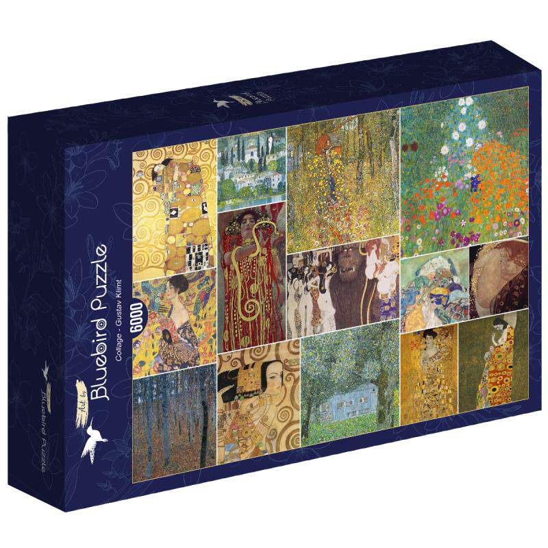 新品包邮法国Bluebird蓝鸟进口益智名画拼图6000片克里姆特作品集
